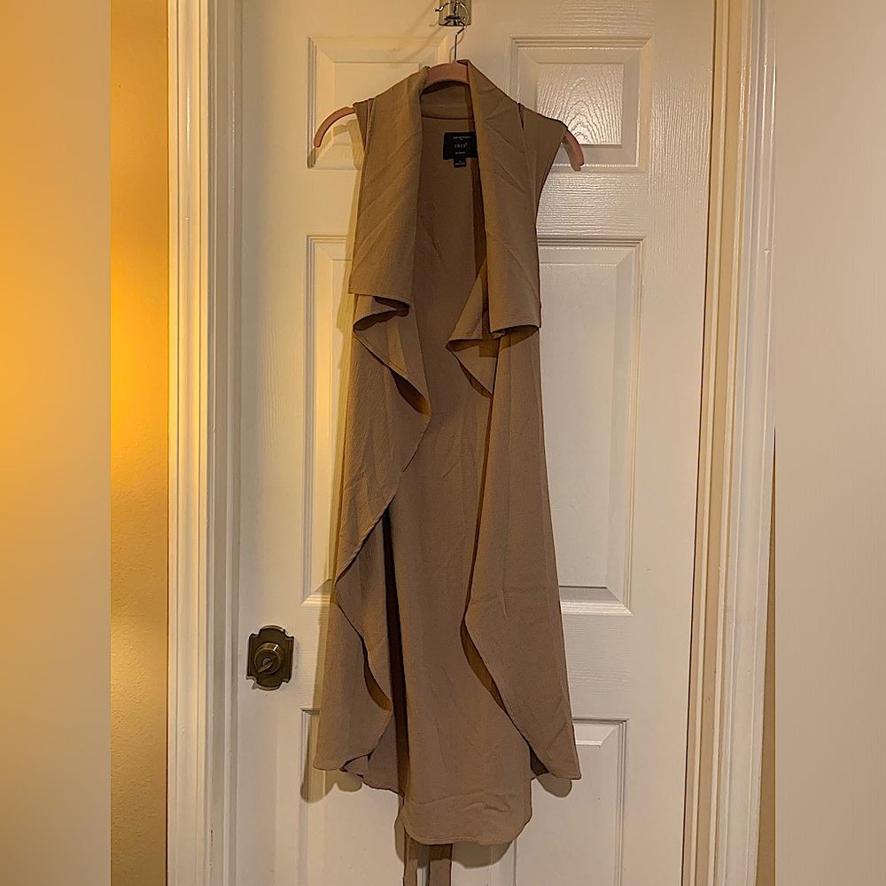 Long sleeveless vest